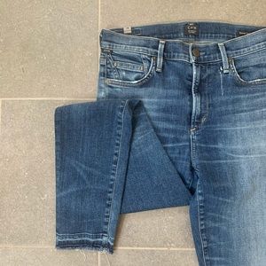 SOLD Citizens of Humanity Frayed Ankle Skinny